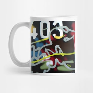 403 Forbidden Error Graffiti Print - Add Some Error to Your Tech Collection Mug